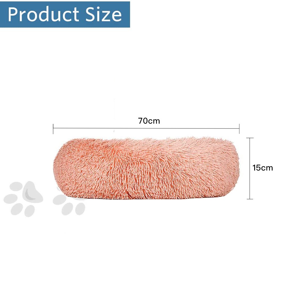 Calming Pet Nest - Salmon Pink - L