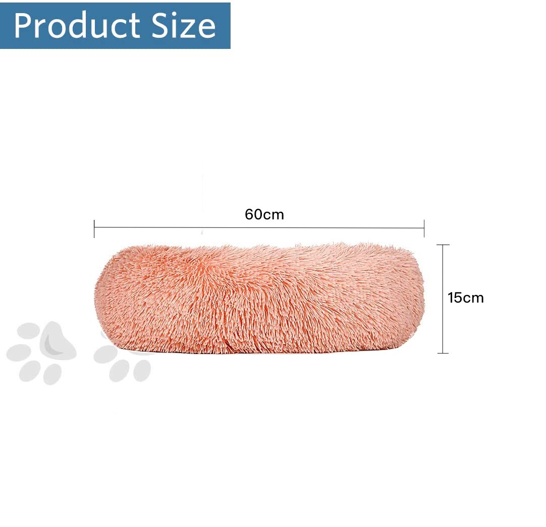 Fur Calming Pet Nest - Salmon Pink - M
